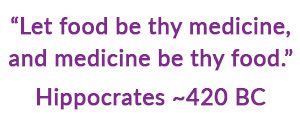 hippocrates quote - food - scriptsave wellrx blog image